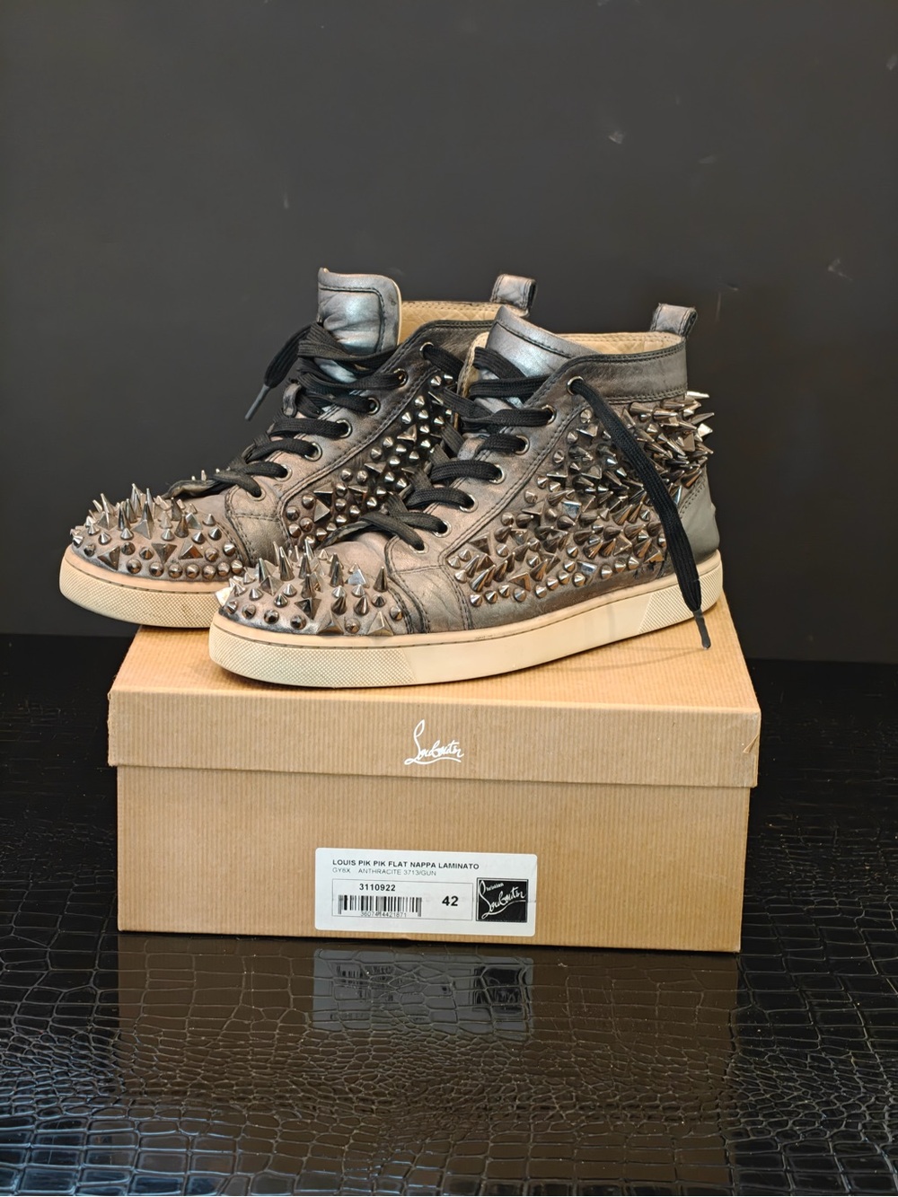 LOUIS PIK PIK FLAT NAPPA LAMINATO
